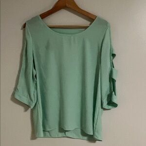 Iz Byer Seafoam Green Women's Blouse